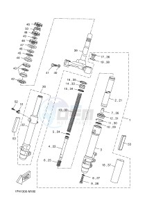 NS50N AEROX NAKED (1PL8 1PL8 1PL8) drawing FRONT FORK