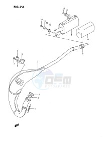 RM80 (E24) drawing MUFFLER (MODEL K L M N P R S)