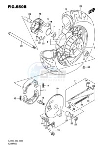 VL800 INTRUDER EU drawing REAR WHEEL