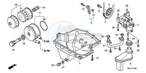 CBR1000RA9 France - (F / ABS CMF) drawing OIL PAN/OIL PUMP