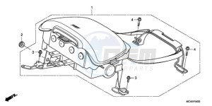 GL18009 Europe Direct - (ED / AB NAV) drawing AIRBAG MODULE