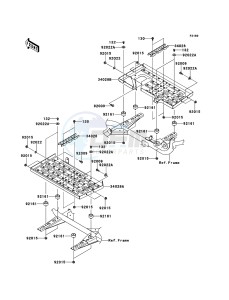 KVF360_4X4 KVF360ABF EU GB drawing Footrests