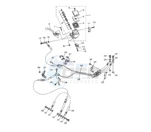 XTZ SUPER TENERE 1200 drawing FRONT MASTER CYLINDER