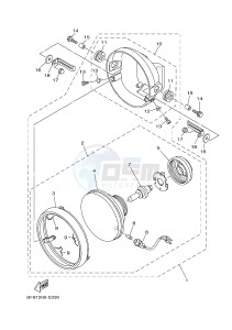 AG125 (BF81) drawing HEADLIGHT