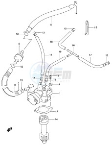 AY50 (P19) katana drawing OIL PUM (MODEL K3 K4)