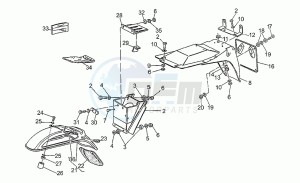 V 50 500 PA PA drawing Mudguards - accessories