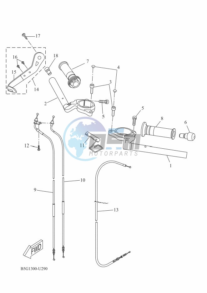 STEERING HANDLE & CABLE