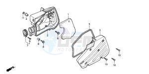 SA50S drawing AIR CLEANER