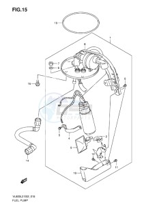 VL800C INTRUDER EU drawing FUEL PUMP