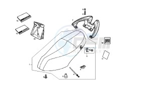 BOULEVARD - 125 CC 4T EU3 drawing SEAT