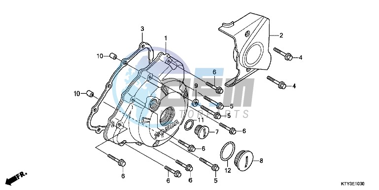 LEFT CRANKCASE COVER