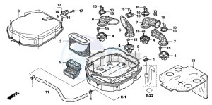 ST1300 drawing AIR CLEANER