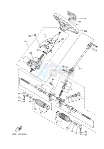 YXM700E YXM70VPHH (B42J) drawing STEERING