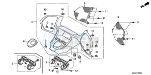 GL18009 NZ / AB NAV - (NZ / AB NAV) drawing METER PANEL