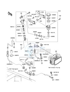 Z750_ABS ZR750M7F GB XX (EU ME A(FRICA) drawing Rear Master Cylinder