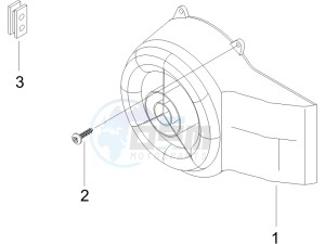 S 50 2T (25 Kmh) B-NL drawing Flywheel magneto cover - Oil filter