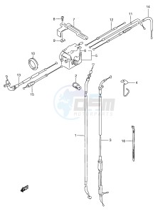 RGV250 (E24) drawing CONTROL CABLE