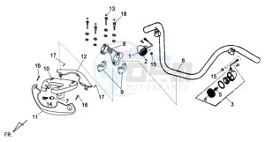 CELLO 50 drawing HANDLEBAR KLEMPLATEN