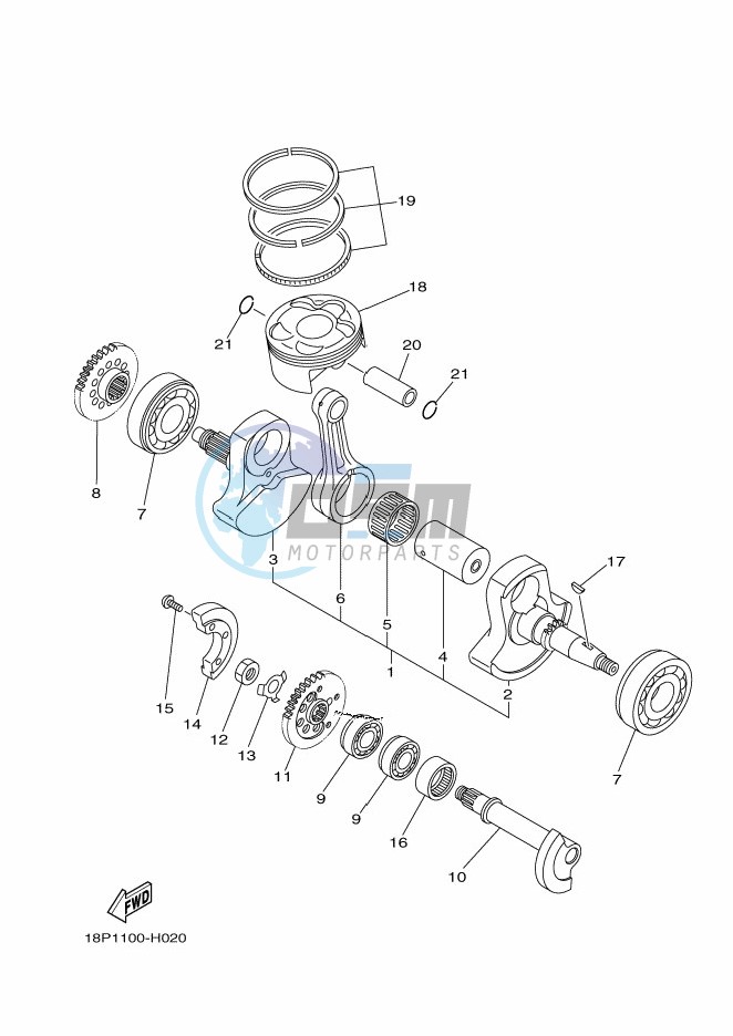 CRANKSHAFT & PISTON