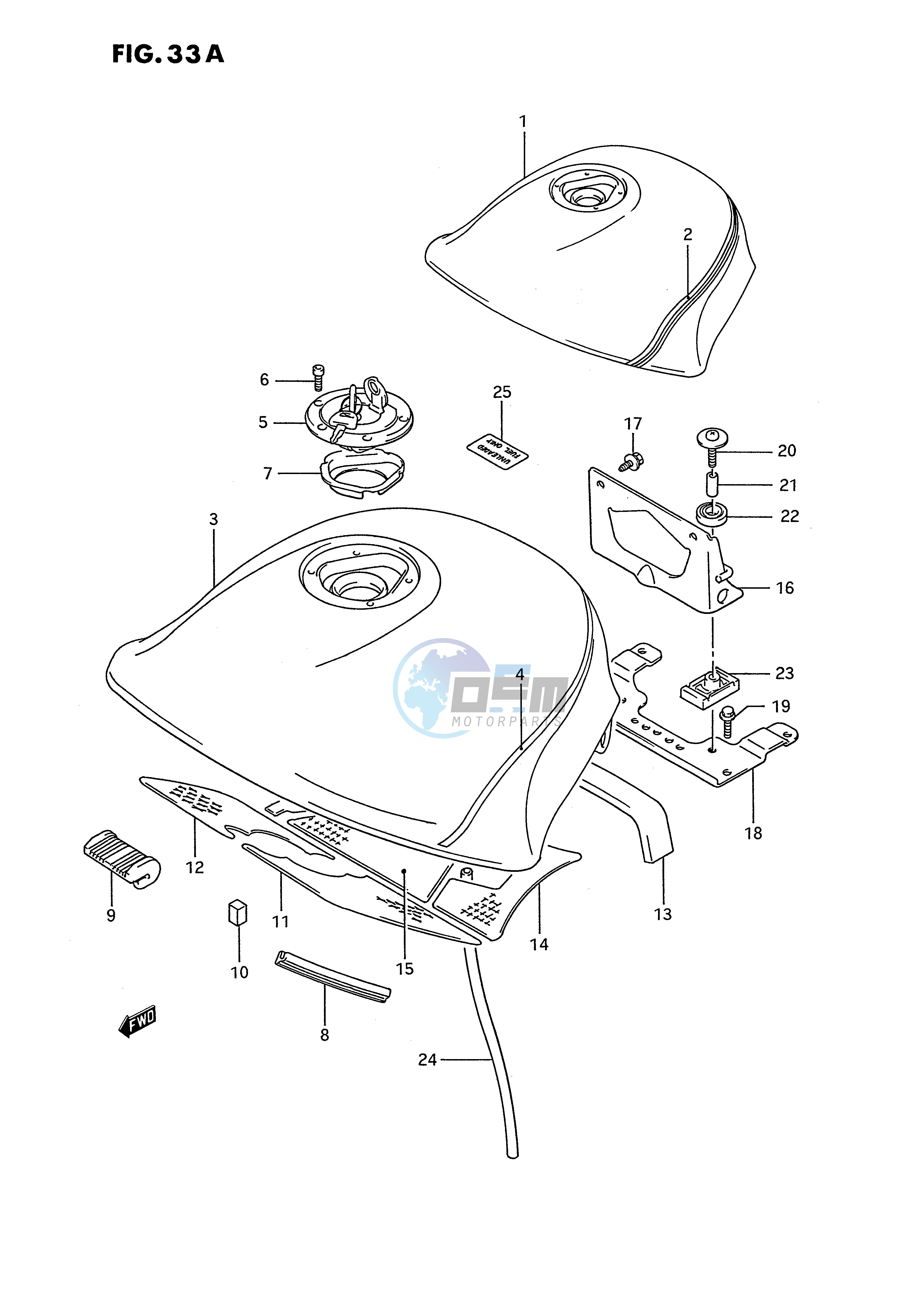 FUEL TANK (MODEL K)