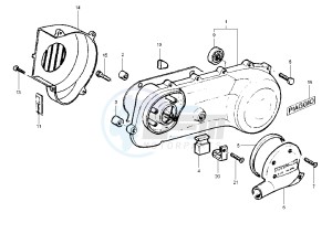 Typhoon 50 drawing Crankcase cover