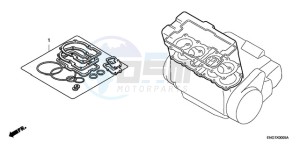 CB600FA39 Europe Direct - (ED / ABS ST) drawing GASKET KIT A