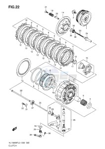 VL1500 BT drawing CLUTCH