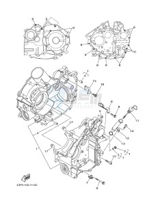 YFM550FWAD YFM5FGPHB GRIZZLY 550 EPS HUNTER (1HS7) drawing CRANKCASE