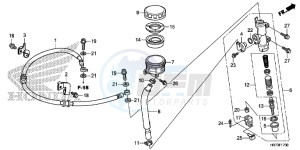 TRX420FA6H Europe Direct - (ED) drawing RR. BRAKE MASTER CYLINDER