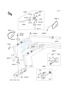 VN 900 B [VULCAN 900 CLASSIC] (6F-9F) B8F drawing HANDLEBAR