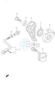 DF 9.9 drawing Throtle Control S/N 651001 to 652500