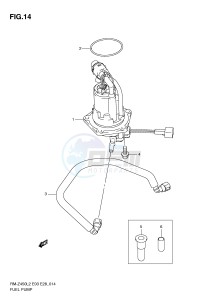 RM-Z450 (E3) drawing FUEL PUMP