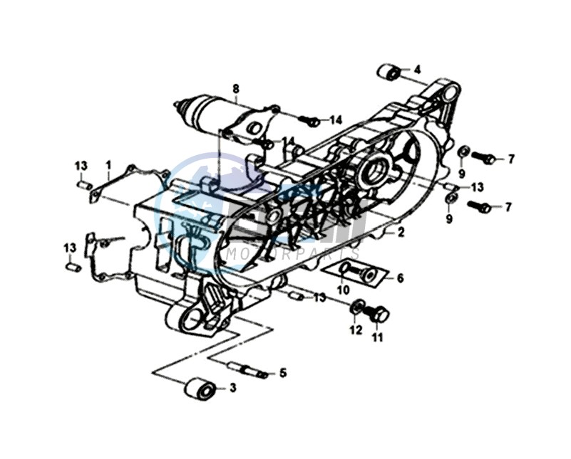 CRANKCASE COVER LINKS