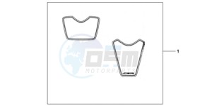 CBR1000RA9 Korea - (KO / ABS) drawing RACING STICKERS