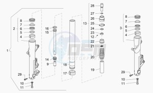 Norge 1200 IE 1200 IE drawing Front fork