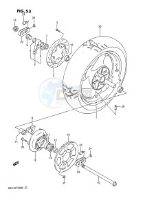 GSX-R1100 (E1) drawing REAR WHEEL