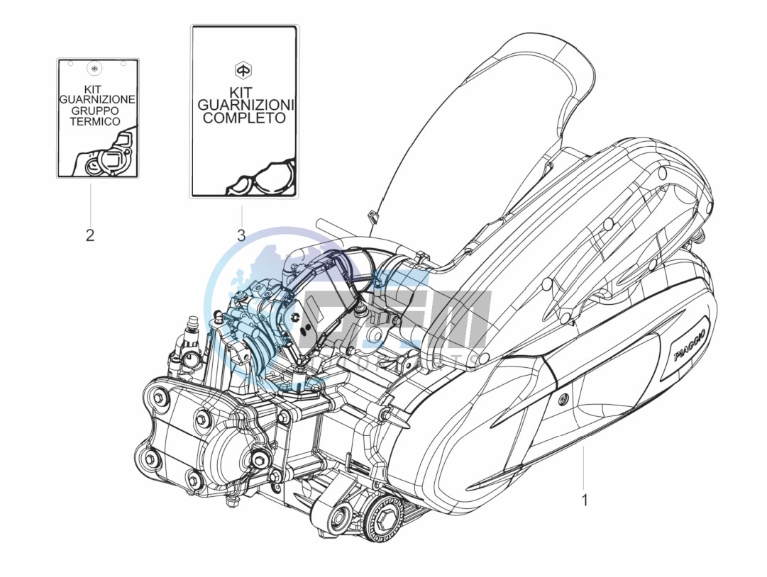 Engine, assembly