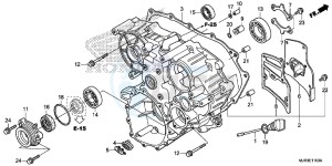 GL1800CF F6C ED drawing REAR CASE