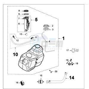 SAT 2 125 drawing TANK AND PUMP