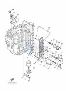 FL150AETX drawing CYLINDER-AND-CRANKCASE-3