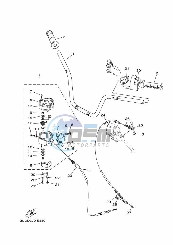 STEERING HANDLE & CABLE