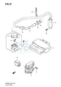 AN400 ABS BURGMAN EU drawing ELECTRICAL