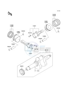 KAF 620 S [MULE 4010 TRANS4X4 HARDWOODS GREEN HD] (S9F-SAF) S9F drawing CRANKSHAFT_PISTON-- S- -