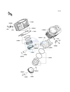 VN 1700 C [VULVAN 1700 NOMAD] (9FA) C9FA drawing CYLINDER_PISTON-- S- -