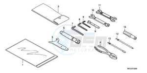 VT750CA9 Europe Direct - (ED / MME) drawing TOOLS