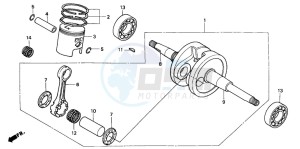 SFX50S drawing CRANKSHAFT/PISTON