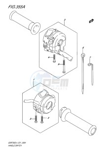 GSR750Z EU drawing HANDLE SWITCH