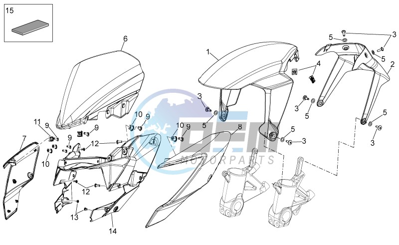 Front body - Front mudguard