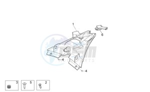 Tuono V4 1100 Factory USA-CND (NAFTA) (CND, USA) drawing Taillight