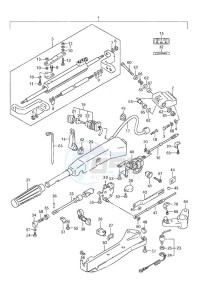 DF 115 drawing Tiller Handle